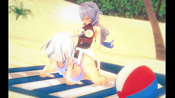 Ganyu y furina cogiendo en modo lesbiana