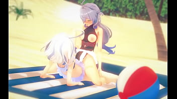 Ganyu y furina cogiendo en modo lesbiana