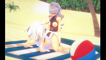 Ganyu y furina cogiendo en modo lesbiana