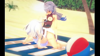 Ganyu y furina cogiendo en modo lesbiana