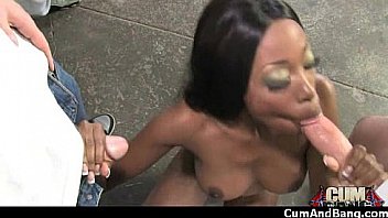 Amateur Ebony Interracial Group Sex With Facial 15 thumbnail
