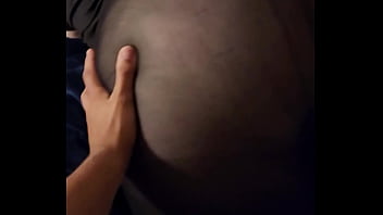 Spanking phat ass in tights