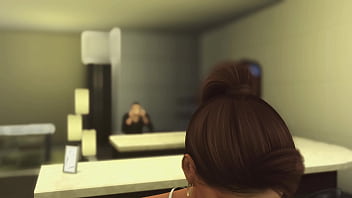 No sound this cutie shouldn't have started cooking in such a costume