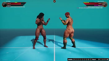 Vittoria vs aine nf3d lesbian sexfight