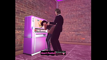 Cogiendo en la cancha de basket