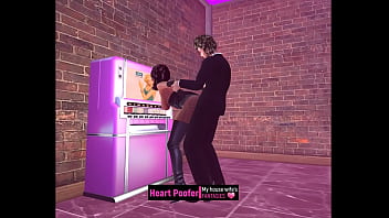 Cogiendo en la cancha de basket