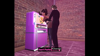 Cogiendo en la cancha de basket