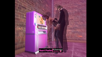 Cogiendo en la cancha de basket