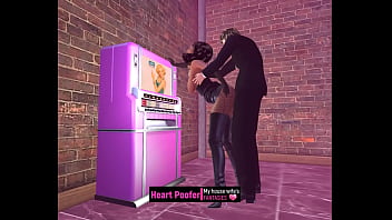 Cogiendo en la cancha de basket