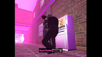 Cogiendo en la cancha de basket