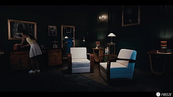 Frozen lesbian sex coco bae gets time stopped and fucked by horny brunette