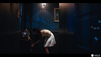 Frozen lesbian sex coco bae gets time stopped and fucked by horny brunette