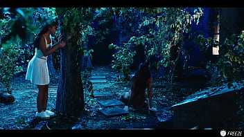 Frozen lesbian sex coco bae gets time stopped and fucked by horny brunette