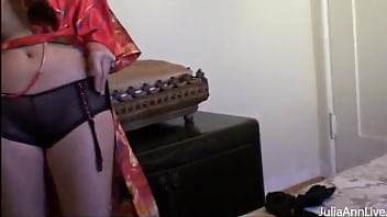 Lingerie strip tease julia ann flaunts a big butt & perfect tits Lingerie strip tease julia ann flaunts a big butt & perfect tits