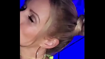 Pov blonde raver slut takes you to rooftop to suck and get creampie