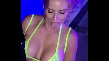 Pov blonde raver slut takes you to rooftop to suck and get creampie
