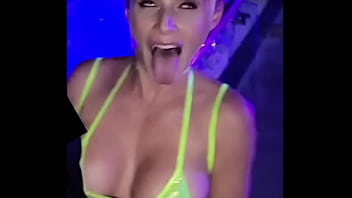 Pov blonde raver slut takes you to rooftop to suck and get creampie