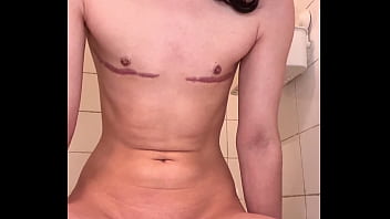 Bouncing on my dildo