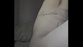 Autumn sunshine riding big white cock