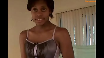 Ebony babe lynn has pantyhose audtion and ends up sucking and fucking