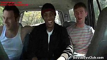 Sexy White Twink Bareback Gay Sex With Muscular Black Guy 17 thumbnail