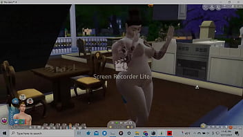 Lucky guy gets his boner crushed by thick wide hips asian