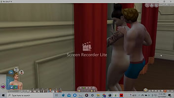 Lucky guy gets his boner crushed by thick wide hips asian