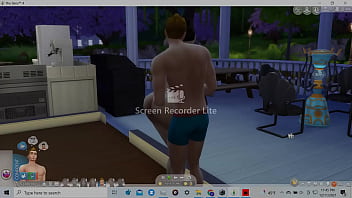 Lucky guy gets his boner crushed by thick wide hips asian