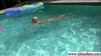 Horny wild girl use stuffs to get climax video 26