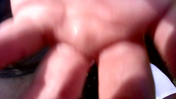 Black babe with perfect body fucked in the woods