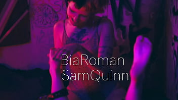 Sexy bia with feet restraint to tickle and worship