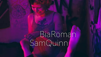 Sexy bia with feet restraint to tickle and worship