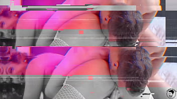 Anal fuck with busty milf in fishnets rimming facial