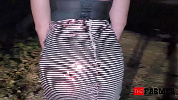 Thefarmer finds a thick sexy bitch roaming around at night