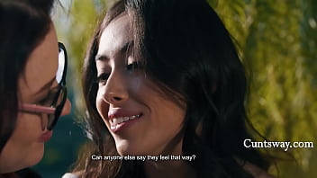 Busty girl and her older lover