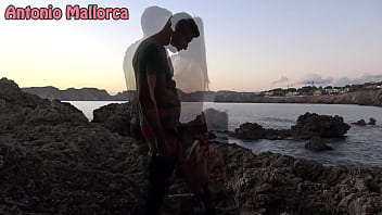 Passionate public sex by the sea with victoria wet