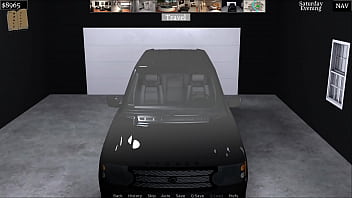 Claire sit's on av's face in the library