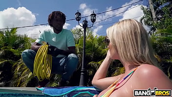 Rachel fucks the handyman