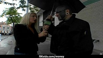 Desperate teen naked in public and fucks to pay rent 26