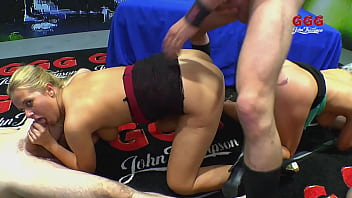 Ggg german blonde sluts in the sperm studio