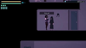 One man in dusk city