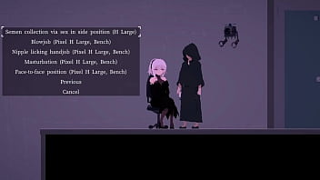 One man in dusk city