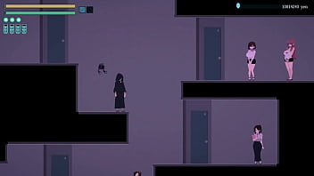 One man in dusk city