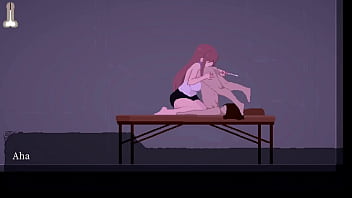 One man in dusk city