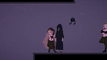 One man in dusk city