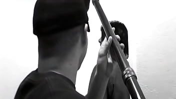 Elizabeth and eva angelina make quick work of two cocks and wear the cum home