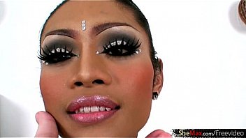 Feminine Thai Femboy In Stockings Strokes Her Massive Dick thumbnail