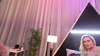 Blonde plumper amber kush dildo fucks her hungry pussy