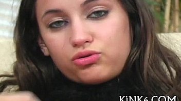 Sexy minx in fancy panties