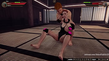 Vilkor vs anna nf3d mixed kinky combat maledom